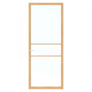 Skantrae SlimSeries SSL 14810 Blank Glas - 78 x 201,5 cm - Stomp Linksdraaiend - front aanzicht