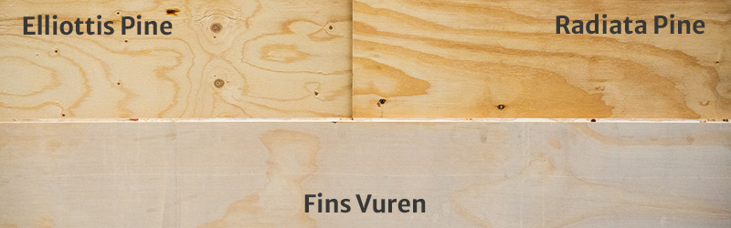 Verschillende underlayment soorten